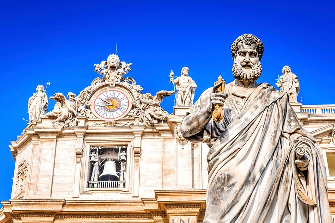 St. Peters Square & Basilica Vatican Walking Tour with Audioguide - Inside St. Peter’s Basilica: Michelangelo’s dome, Bernini’s baldachin, and key artworks