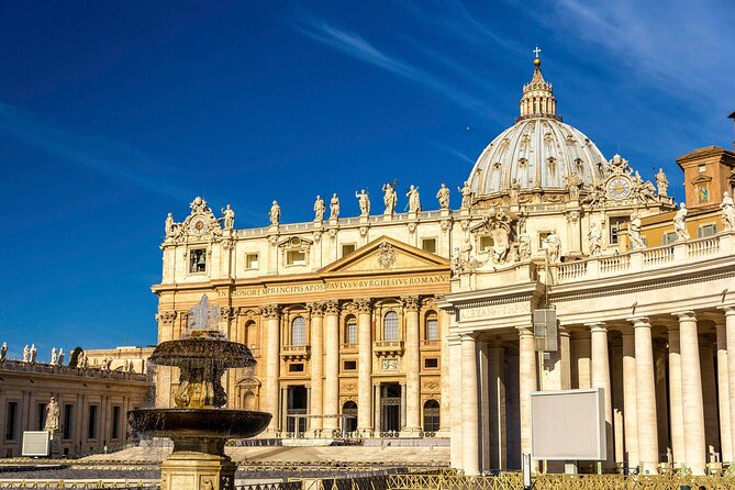 St. Peters Square & Basilica Vatican Walking Tour with Audioguide - St. Peter’s Square: obelisk, Bernini colonnades, and the dome in one view