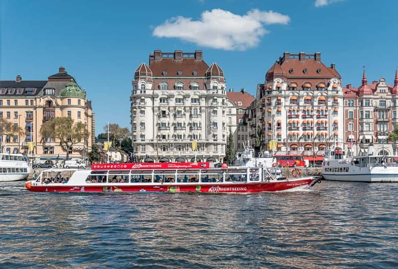 Stockholm: Royal Bridges & Canal Boat Tour with Audio Guide - The Djurgårds Canal Route: Narrow Water, Big Views