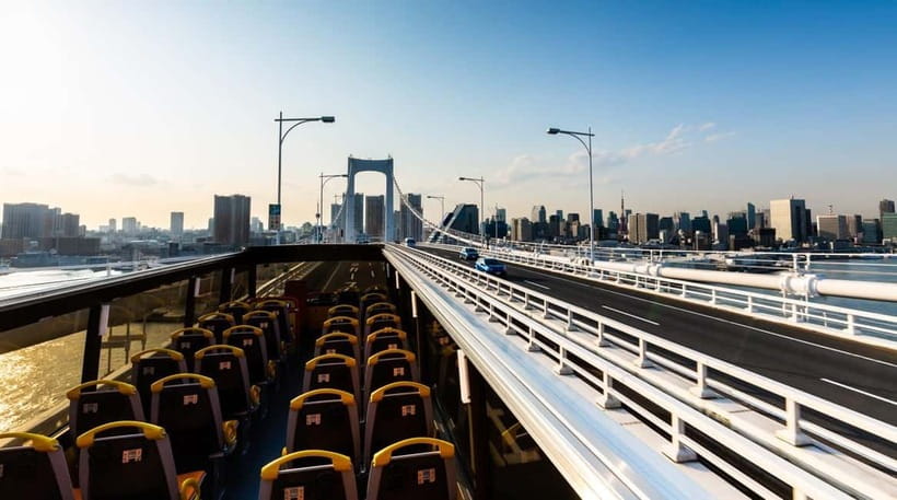Tokyo: Open Top Panoramic Sightseeing Bus with Audio Guide - Key Points at a Glance