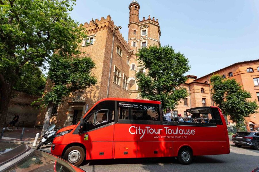 Toulouse: City Sightseeing Tour by Bus with Audio Guide - The open-top ride: Ville Rose views without the walking tax