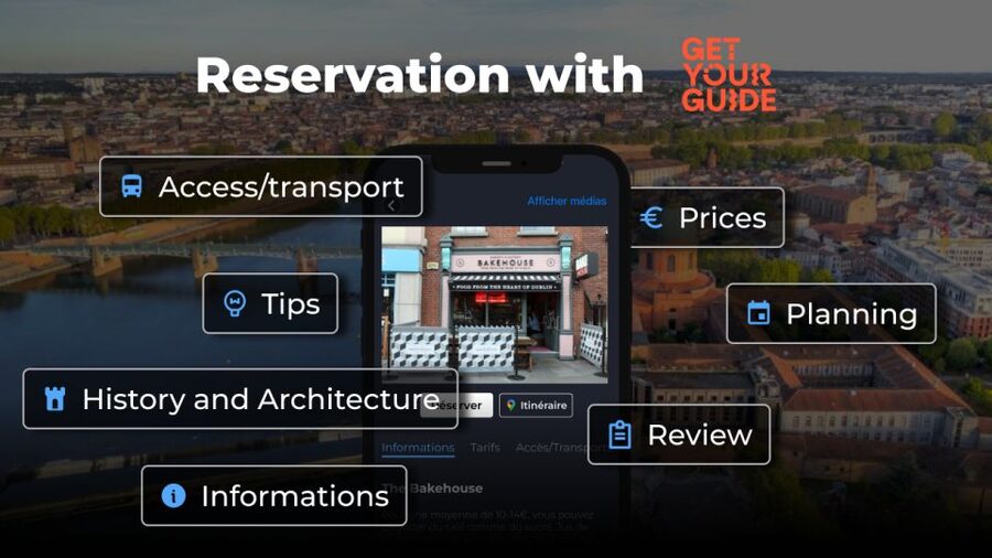 Toulouse : Walking tour with audio guide - Markets, cafes, and local boutiques: using the tour for real life