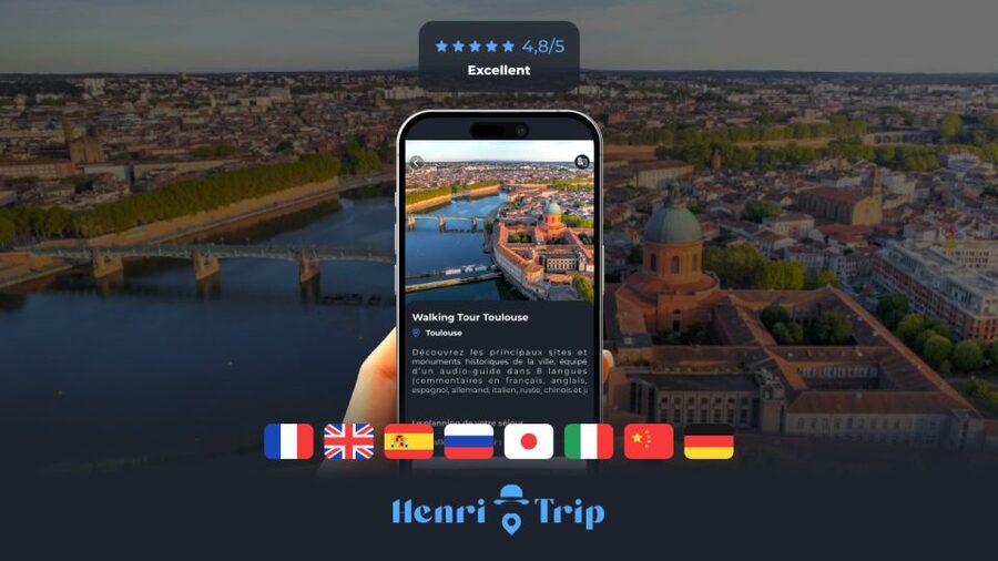 Toulouse : Walking tour with audio guide à télécharger - Offline audio: the big practical advantage