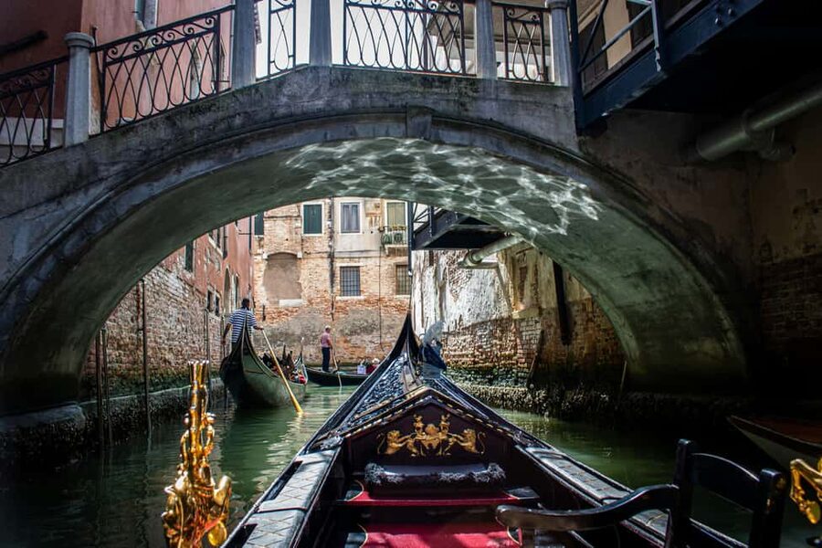 Venice: Gondola Ride under the Bridge of Sighs with Audio Guide App - Piazza San Marco to Punta della Dogana: the ride’s purpose is route planning