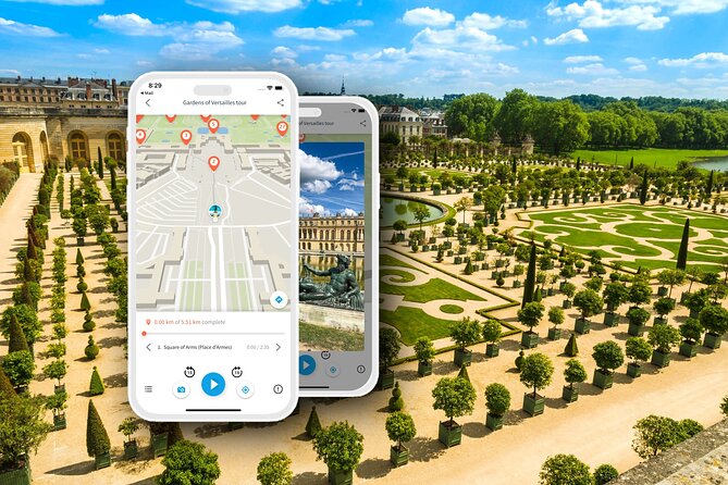 Versailles Gardens Walking Tour with Audioguide (no tickets) - The app audio and map: where this tour feels worth $8.46