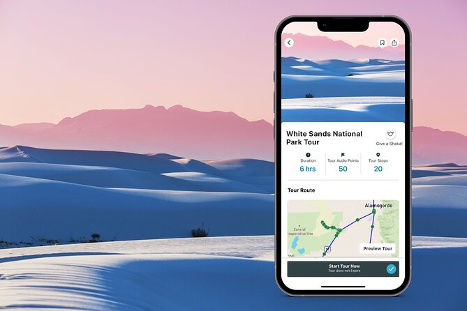 White Sands National Park Self-Guided Audio Tour - Key highlights you’ll actually feel during the day