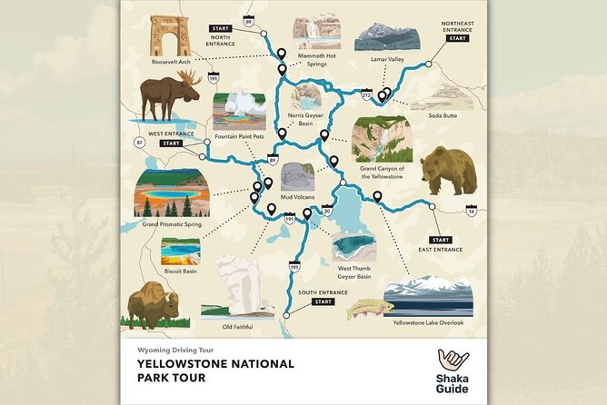 Yellowstone and Grand Teton Self-Guided Audio Tour Bundle - Midway Geyser Basin and Old Faithful: two stops that change the mood