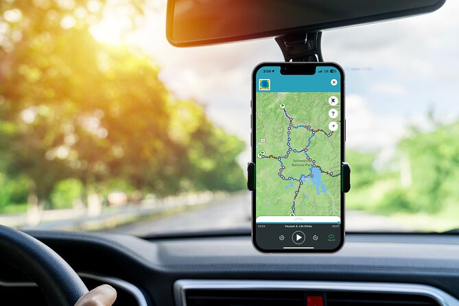 Yellowstone National Park Self-Guided Audio Tour - Price and value: $15.19 per group for a whole-vehicle route