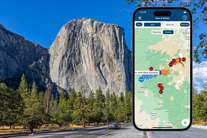 Yosemite National Park Self Guided Driving Audio Tour Guide - Stop 5 to Stop 7: Three Brothers, Sentinel Rock, and Yosemite Falls