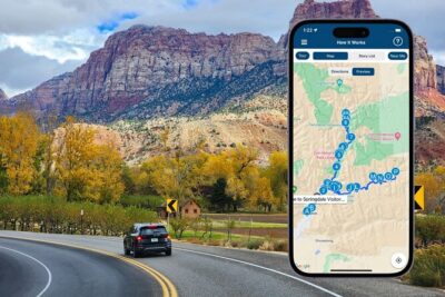 Zion National Park Self-Guided Driving & Shuttling Tour - From Zion Canyon Visitor Center to Canyon Junction Bridge: where the tour begins